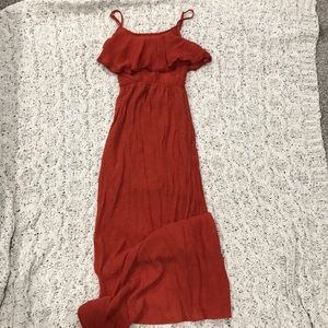 Long strapped dress